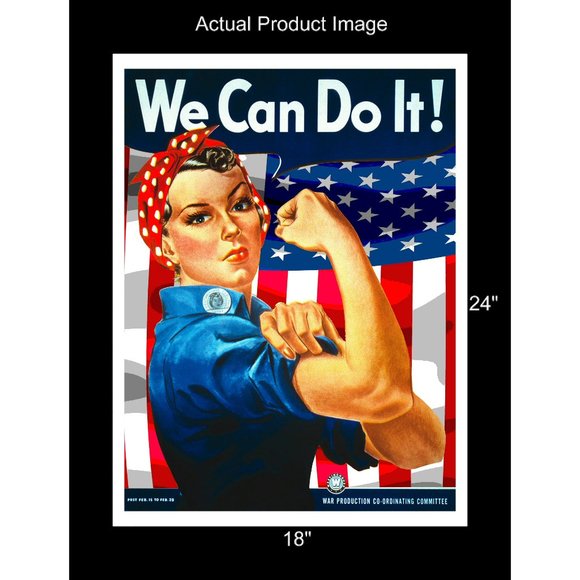We Can Do It Wartime Poster Print 18x24 - Picture 2 of 4
